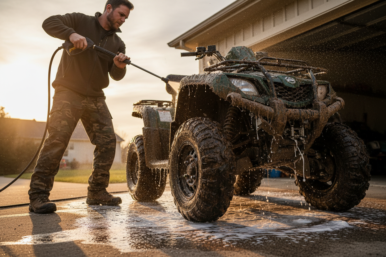 A step-by-step guide to cleaning your dirt bike or ATV