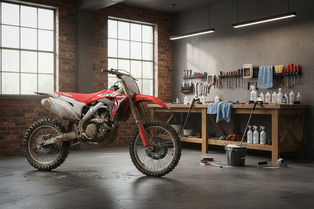 Choosing cleaning products for off-road surfaces