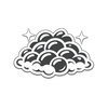 thick foam icon